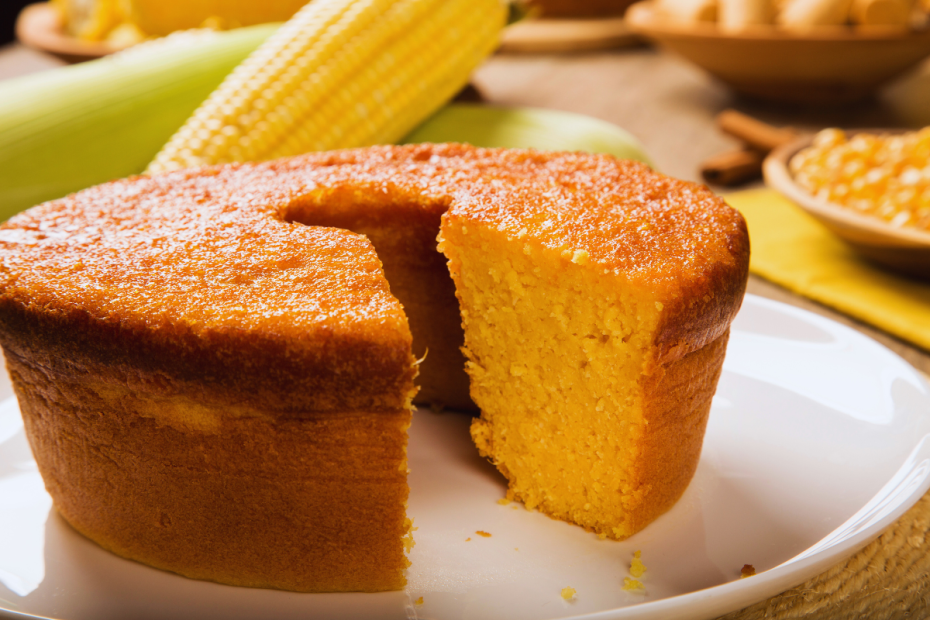 Receita de Bolo de milho cremoso